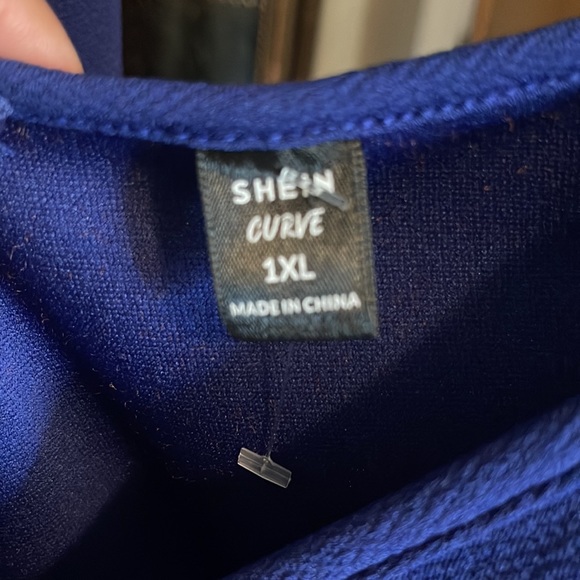 Blue dress new without a tag size 1xl - Picture 3 of 4